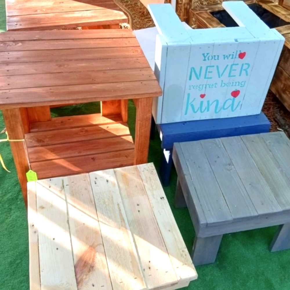 We Build Custom Foot Stools!